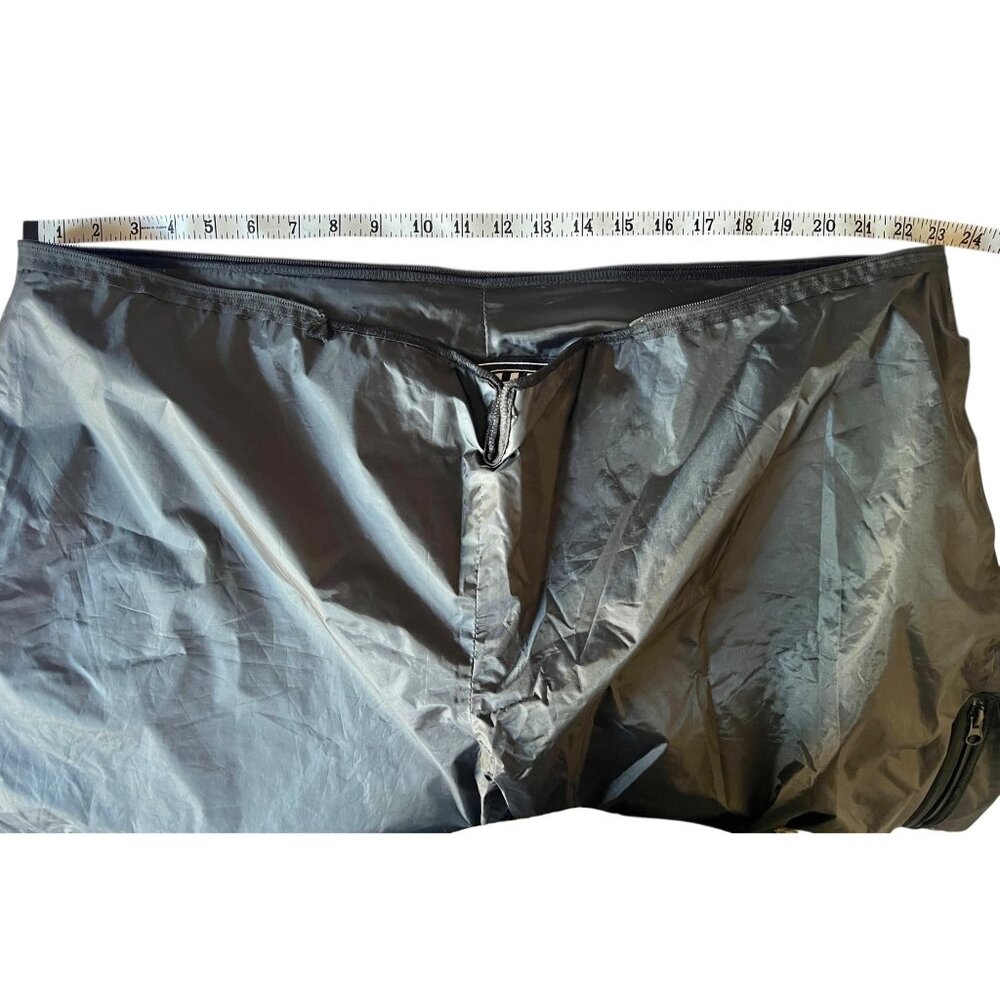 SpeedTec 6th Gear Motorcycle Pants Liner 3XL Black Waterproof Nylon zipper Legs - Picture 9 of 11
